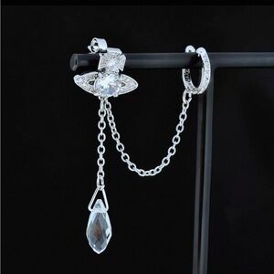 COPY - Vivienne westwood sliver earrings